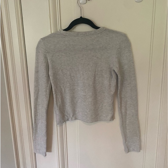 Ardene Super Soft Grey Sweater - Picture 4 of 4